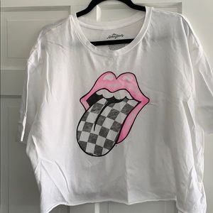Rolling Stones crop top